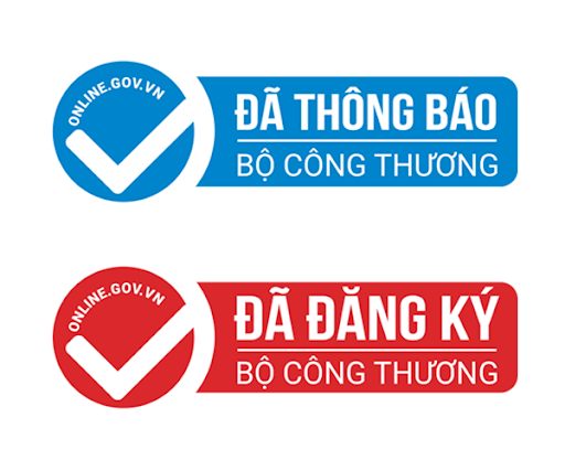 Phân biệt logo thông báo và đăng ký website với Bộ Công Thương